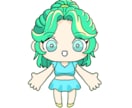 量産ミニキャラ(水着)イラスト制作します 可愛いミニキャラをお手頃価格で！ イメージ2