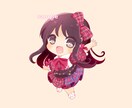 デフォルメ全身絵描きます キーホルダーにしたり、ブログの片隅にちょこんと添えるのも◎ イメージ1