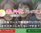 初級の中・上位レベルの方向けにレッスンします 3カ月で韓国旅行に行ける位の韓国語が本当にマスター出来ます！ イメージ1