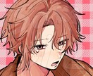 SNS等のアイコン描きます パキッと感と、ラフみを帯びたイラストを得意とします！ イメージ1