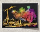 風景画やペットの絵をカラーで描きます 好きなモチーフや風景をカラーで飾ろう！出てくる色はお楽しみ イメージ4