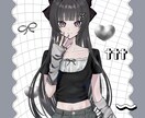Y2K風量産イラストお描きします あなたのお好きな髪型でお描きします！！ イメージ1