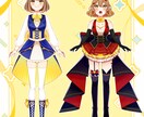女性2D立ち絵イラストになります 駆け出しの私！絵柄が被らない立ち絵のご提供を♪ イメージ2
