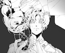 最低価格2千円から！ダイナミックな構図で描きます ダイナミックでストーリーを感じる「OC/うちの子｣どうですか イメージ1