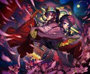 背景付きのファンタジーイラストを描きます 小説の表紙やゲームのイラストなどを描きます。 イメージ1