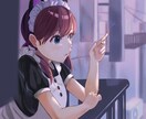 お好みのシチュエーションのイラストを描きます 同人誌の表紙、動画のサムネに雰囲気のあるイラストを イメージ7
