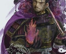 甲冑画をデジタルで精密にお描きします 実績あり/サムネ、装画、挿絵などお届けいたします。 イメージ5