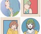 あなたの空気感を反映したポップなイラストを描きます 【最短2日！】お洒落なアイコンを、一点ものでお届けします。 イメージ5