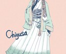 キャラクター全身イラスト描きます ４色の配色でキャラクターイラスト描きます イメージ1