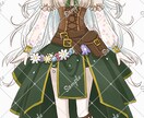 完成品・エルフの女の子の魂募集します 即納！立ち絵イラスト販売します イメージ2
