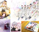 ヘッダー、サムネ、一枚絵、ゲーム立ち絵お描きします かっこいいイラストもかわいいイラストも様々な絵柄お描きします イメージ10