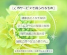 心身のエネルギーバランスを整え、健康運を高めます 健康面の不安を取り、ウェルビーイングな毎日で生活の質をアップ イメージ3