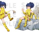 先着３名お試し価格！！キャラクターイラスト描きます 安くて早くお届けします！アイコン、サムネ、一枚絵に！ イメージ4