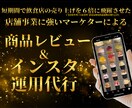 マーケターが商品レビューとSNS運用どっちもします 御社の販促商品レビューは、店舗事業マーケターにお任せください イメージ1