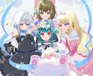 イラスト制作します Vtuber、小説や同人誌の挿絵などに使えるイラスト描きます イメージ2
