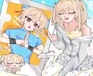 最短3日:SNS用のアイコンや1枚絵を作成します 可愛らしい女の子、衣装デザインが得意です！ イメージ2