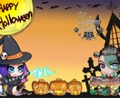 10/30迄ハロウィンキャラアイコン描きます 可愛い、かっこいい、きれいなハロウィンアイコンです イメージ8