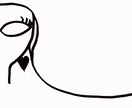 線描きのシンプルな商標のようなもになります イラストはどんな感じにでも描きます。 イメージ3