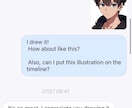 SNSのアイコン(イラストやロゴ)描きます アニメ塗りイラストやAVIのようなロゴ作成が得意です イメージ2