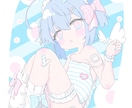 かわいい女の子のイラスト描きます 商用利用&二次利用込み！お気軽にご相談ください！ イメージ1