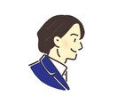修正無制限☆おしゃれで可愛い線画アイコン作ります SNS用♪シンプルな人物、動物等のイラストをインスタやxに♪ イメージ4