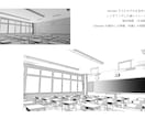 漫画背景のトレス・描き起こしをします 写真トレスから3D構成まで！面倒な背景作画を代行します イメージ9
