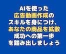 AI活用、たった10分で売れる広告動画を作成します あなたの商品を宣伝しませんか！AIで簡単に広告動画を作れます イメージ12