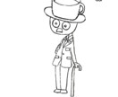 筆絵イラストを描きます 筆絵ならではの良さを見つけよう イメージ6