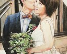 水彩色鉛筆の優しいタッチで似顔絵などお描きます お誕生日や記念日のお祝い、インテリアにおススメです。 イメージ3