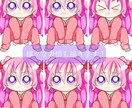 ゆるふわデフォルメ♡女の子イラスト丁寧に描きます ふんわり可愛いデフォルメ女の子をオーダーメイドで制作します！ イメージ5