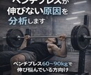 ベンチプレス停滞の原因を丁寧に分析します ベンチプレスが伸びない原因をフォーム・考え方から分析します イメージ1