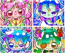 目を引く！ポップなデフォルメアイコン描きます カラフルでSNSアイコンに映えます！ イメージ5