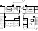 間取図やレイアウト図をEXCELでトレースします 汎用的で編集可能なEXCELで図面作成いたします。 イメージ1