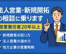 法人営業・新規開拓の相談に乗ります 営業責任者20年以上の実務経験 イメージ1