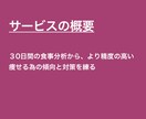30日間の食事分析から痩せる為の戦略を見つけます 記録PDFとフィードバック動画つき！栄養士による食事分析 イメージ2