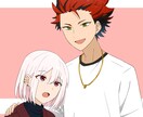 立ち絵や夢絵など描きます！原作寄りの絵柄も描けます 『このアニメの絵柄でキャラクターを描いて欲しい』という方に！ イメージ2