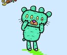 ポップなキャラクター・人物・動物イラスト作成します アイコン・グッズ・プレゼント用などに！オリジナルイラスト作成 イメージ10
