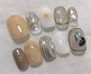 ジェルネイルチップをお作りします デートやお出かけ前にシールで貼るだけ簡単ジェルネイル♡ イメージ2