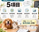 現役バイヤーがペット用品ページを診断します 競合・価格・画像・説明を確認し、直す順番まで提案します イメージ2