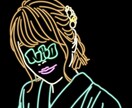 ネオンスタイル似顔絵アイコンを制作します お客様から頂いた写真でネオンスタイル似顔絵アイコンを作成 イメージ9