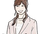 商用利用OK◎優しい印象の似顔絵アイコン描きます ◾️ビジネスアイコンや名刺におすすめ◾️お仕事線画イラスト イメージ7