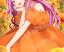 先着10件お値下げ中！１枚イラスト描きます SNS、作品用、動画用、観賞用などお気軽に！ イメージ2