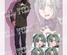 TRPG等向けキャラクター立ち絵イラスト描きます 短納期可！表情差分に自信ありです イメージ5