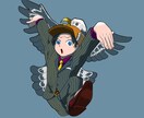 キャラクターアイコン作成します 人外キャラクター、人間キャラクターどちらも承ります イメージ3