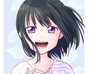 ラフ修正何度でも！アイコンを作成します SNSで使えるような女の子のアイコンを描きます。 イメージ1