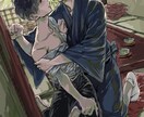 夢絵、スマホのイラスト、小説の表紙描きます 綺麗で繊細で、和風の男同士も男女モノも描ける描き手 イメージ3