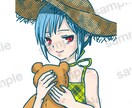 モエ〜な可愛い女の子描きます 雑誌など商用利用OK萌えかわ少女イラスト作成します イメージ4