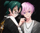 等身胸上〜腰上アイコンイラスト制作ます 雰囲気相談◎男女キャラ対応￤SNSアイコンにおすすめ！ イメージ4