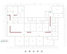 消防設備士歴13年が誘導灯図面,避難経路図作ります 【配送可能】最安値､修正無制限､即納可能でさせていただきます イメージ4