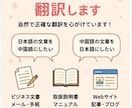 日本語⇔中国語の通訳•翻訳をいたします 中国語ネイティブが丁寧・迅速に対応します イメージ3